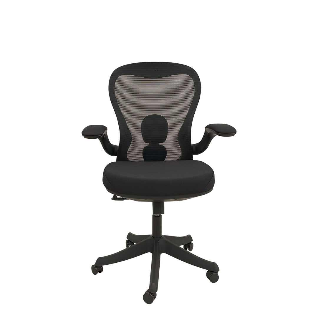 Ergonomic Low Back Office Chair With Height Adjustable And Swivel Wheels-GCC Home Center