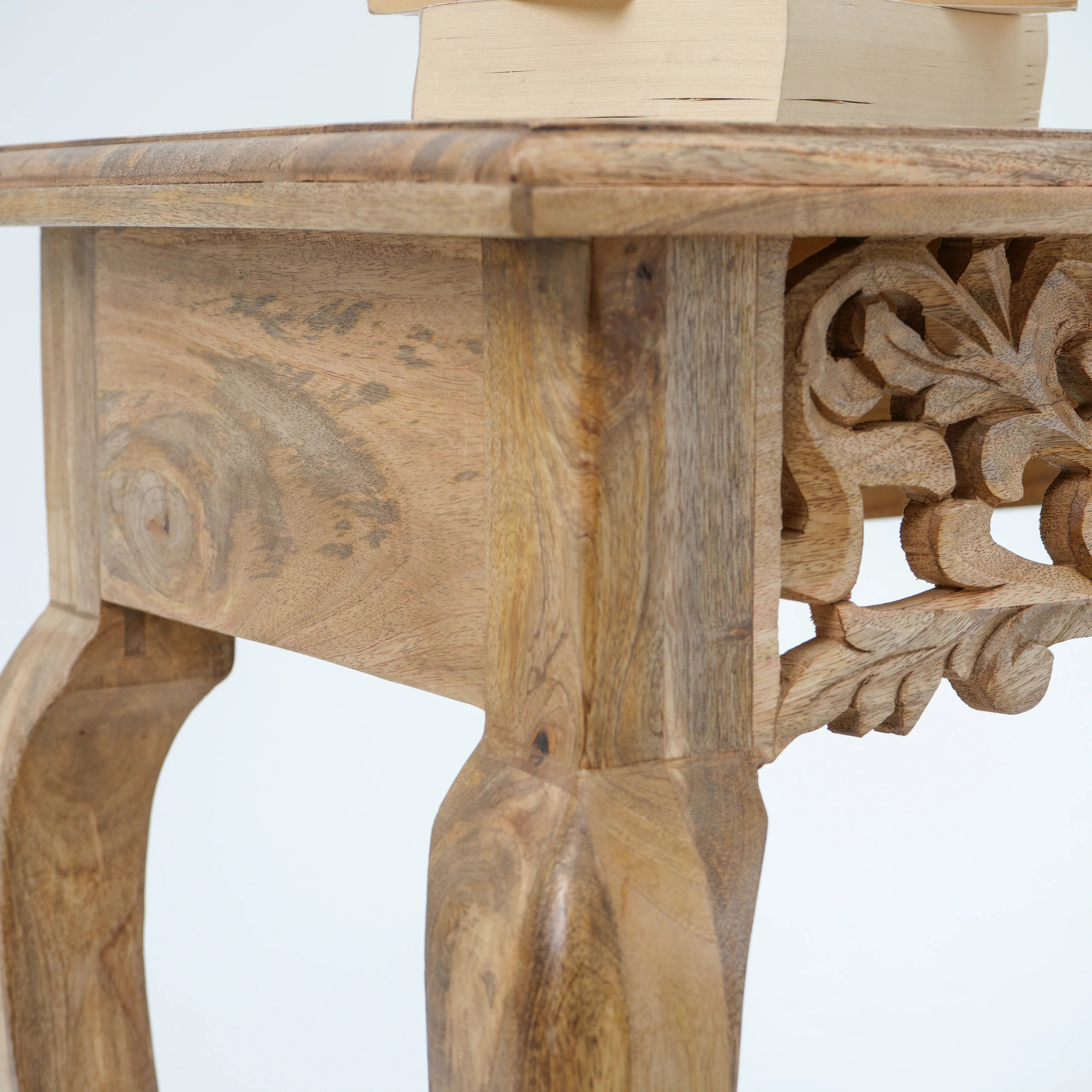 Classic handcrafted Carved Dining/Console Table - Premium Solid Mango Wood