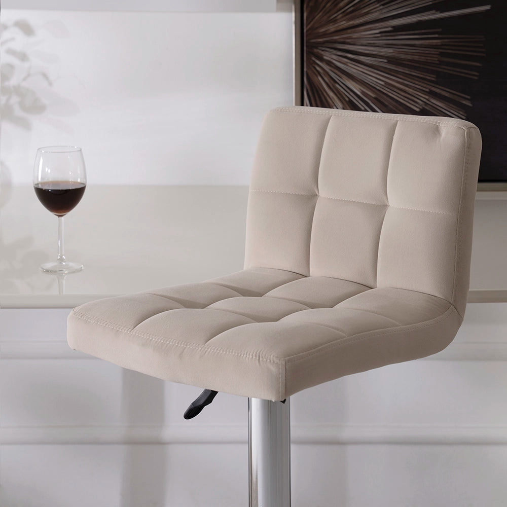 Bar Chair – Modern Adjustable Velvet Stool