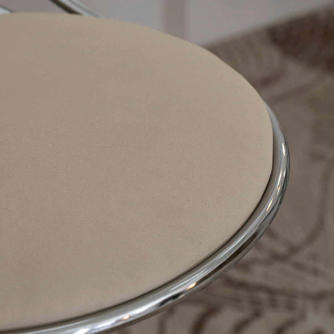 Velvet Fabric Bar Chair