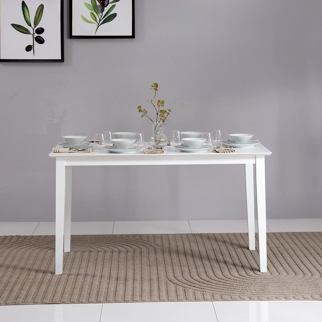 Solid Wood 6-Seater Dining Set