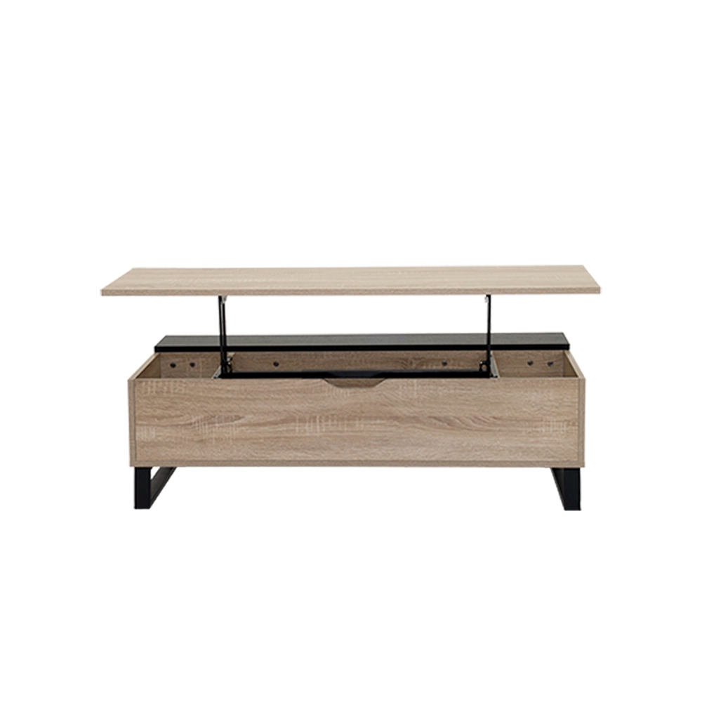 Coffee Table with Smart Lift-Top Mechanism and Hidden Storage
