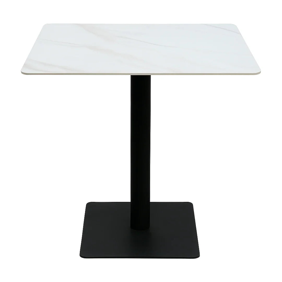 Square Ceramic Top Dining Table for Café & Restaurant