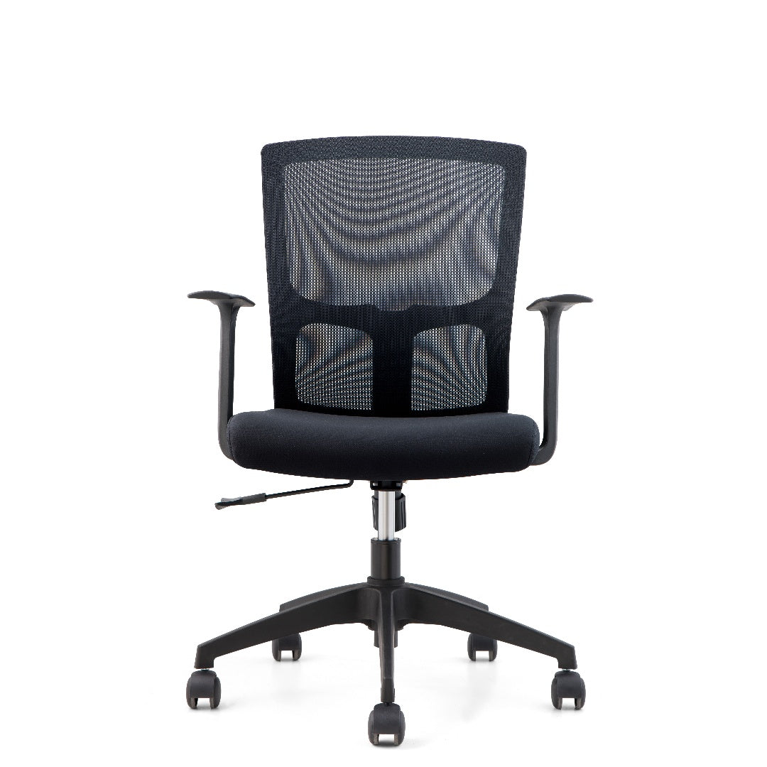 Medium Back Swivel Office Chair – Ergonomic Mesh Chair with Lumbar Support