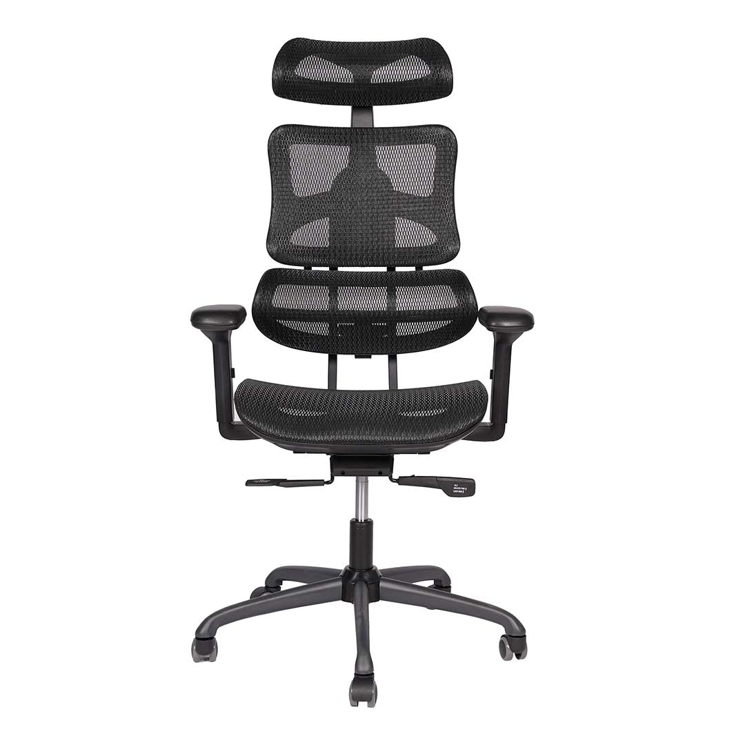High Back Medicated Chair, Office Chair With Height Adjustable, Lumbar Support And 5 Swivel Wheels-GCC Home Center