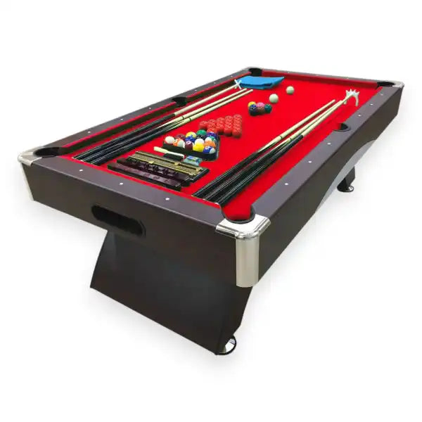 Caesar 8ft Professional Pool Table with 2 Storage Benches