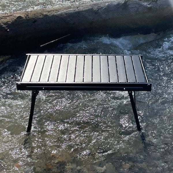 Foldable Camping Table with Adjustable Height