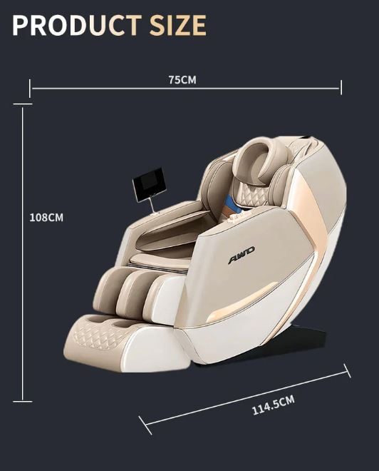 4D Full Massage Chair - 18 Auto Massage Programs