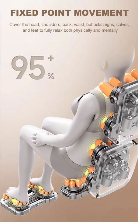 ZenPro 2D Full Body Massage Chair - Zero Gravity Recline