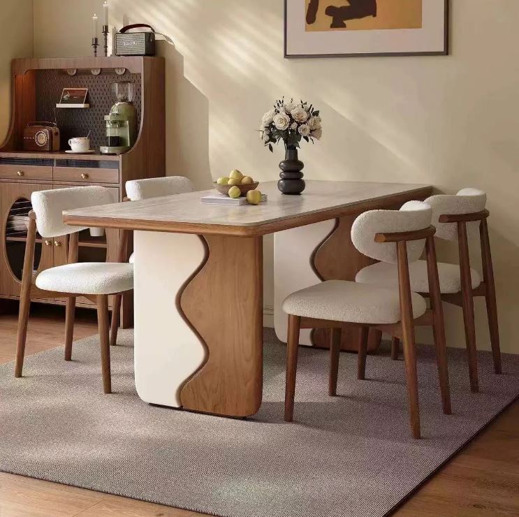 Elegant contemporary dining table