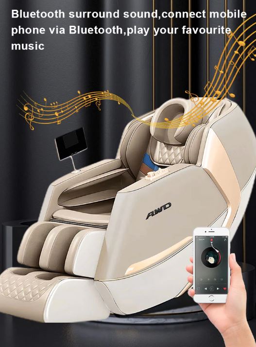 4D Full Massage Chair - 18 Auto Massage Programs