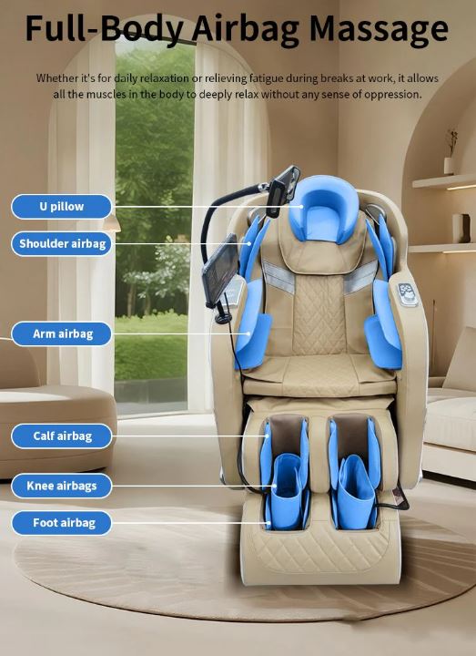 ZenPro 2D Full Body Massage Chair - Zero Gravity Recline