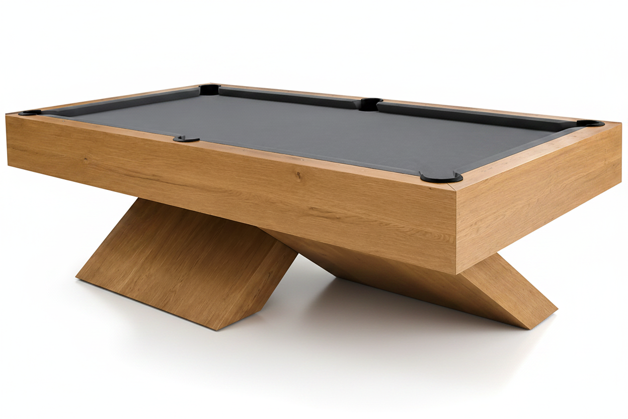 X Avant 8ft Modern Wooden Billiard Table with Slate Bed – Premium Pool Table for Home & Game Room