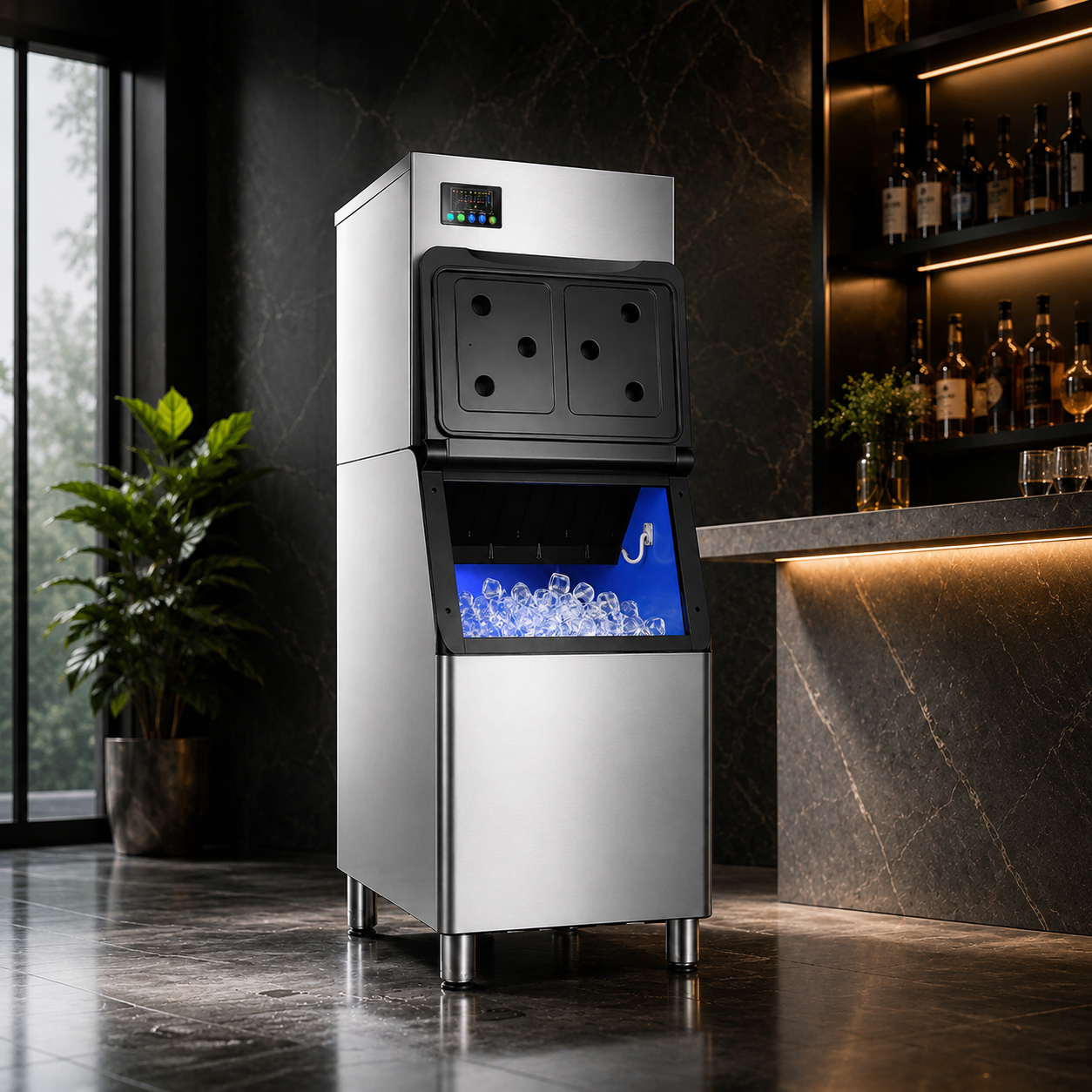 Industrial Ice Machine, With 430 kg Daily Capacity