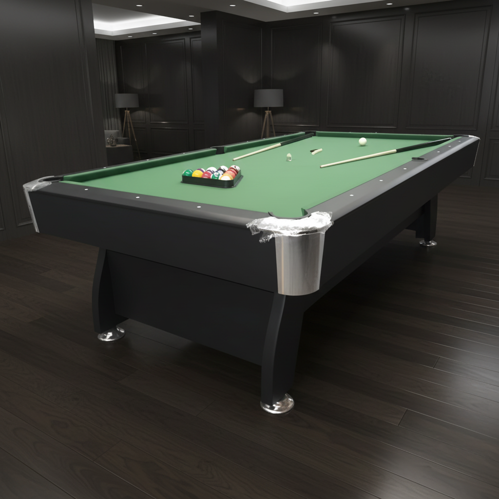 Billiard Table 9ft Wooden Design - Green