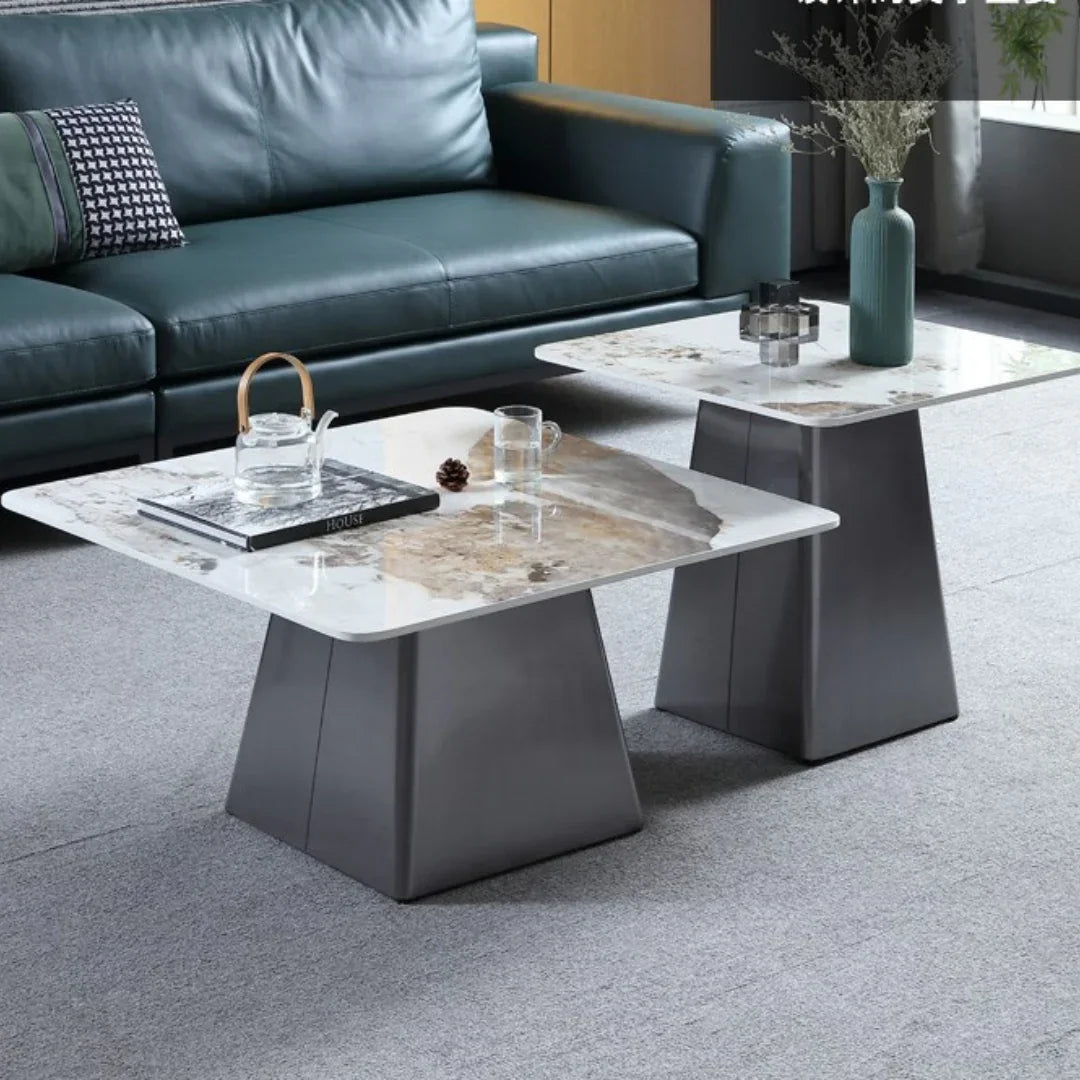 Elegant Modern Nesting Coffee Table Set (Pack of 2)