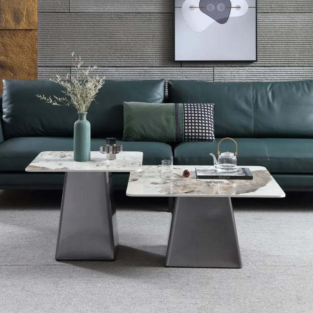 Elegant Modern Nesting Coffee Table Set (Pack of 2)