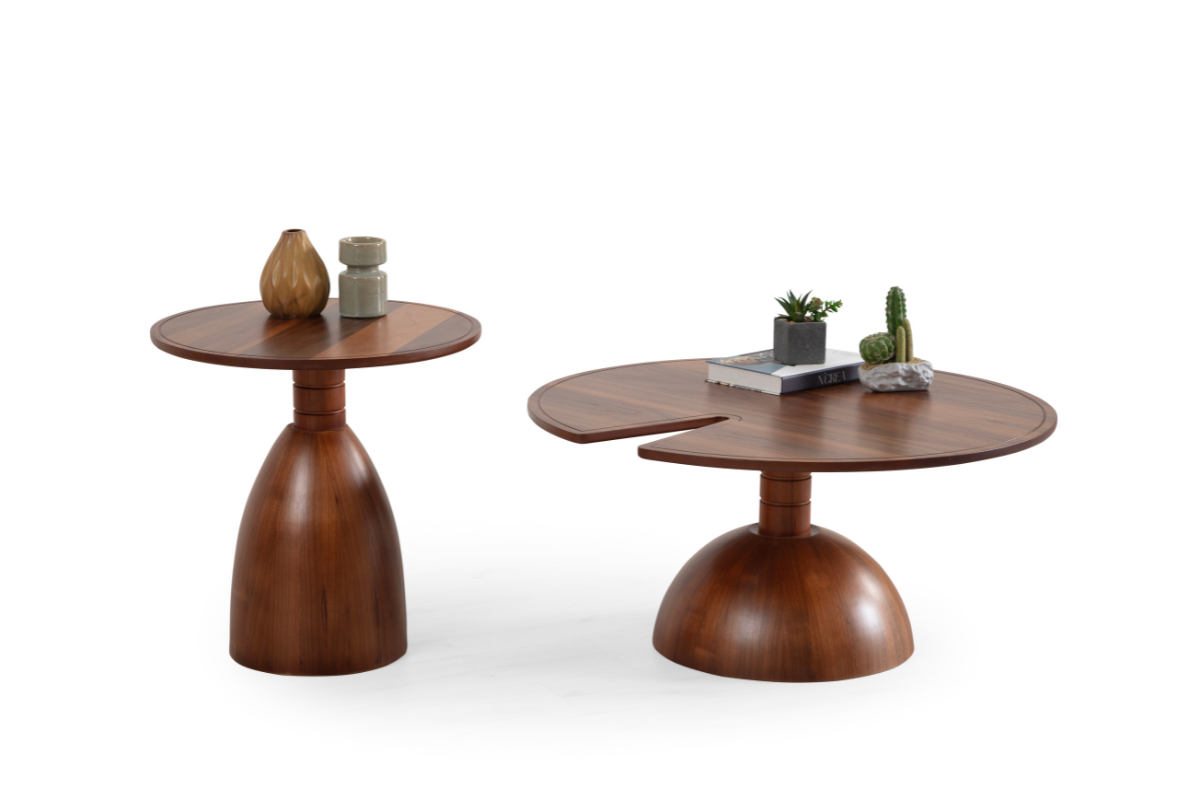 Walnut Coffee Table Set