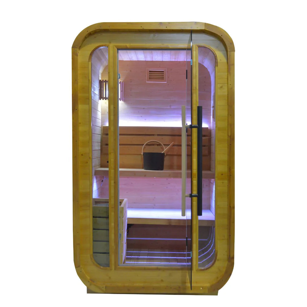Luxury Indoor/Outdoor Sauna Room