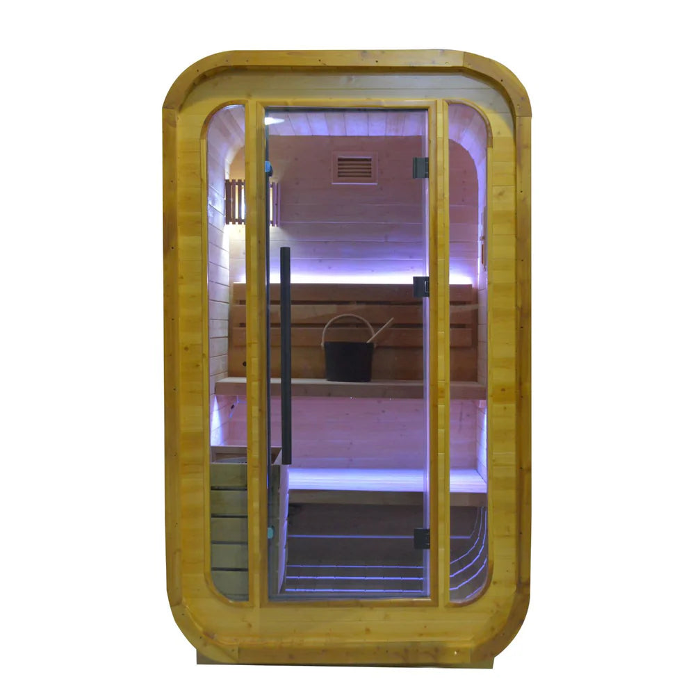 Luxury Indoor/Outdoor Sauna Room