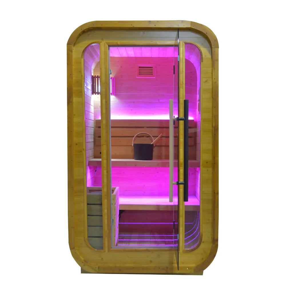 Luxury Indoor/Outdoor Sauna Room