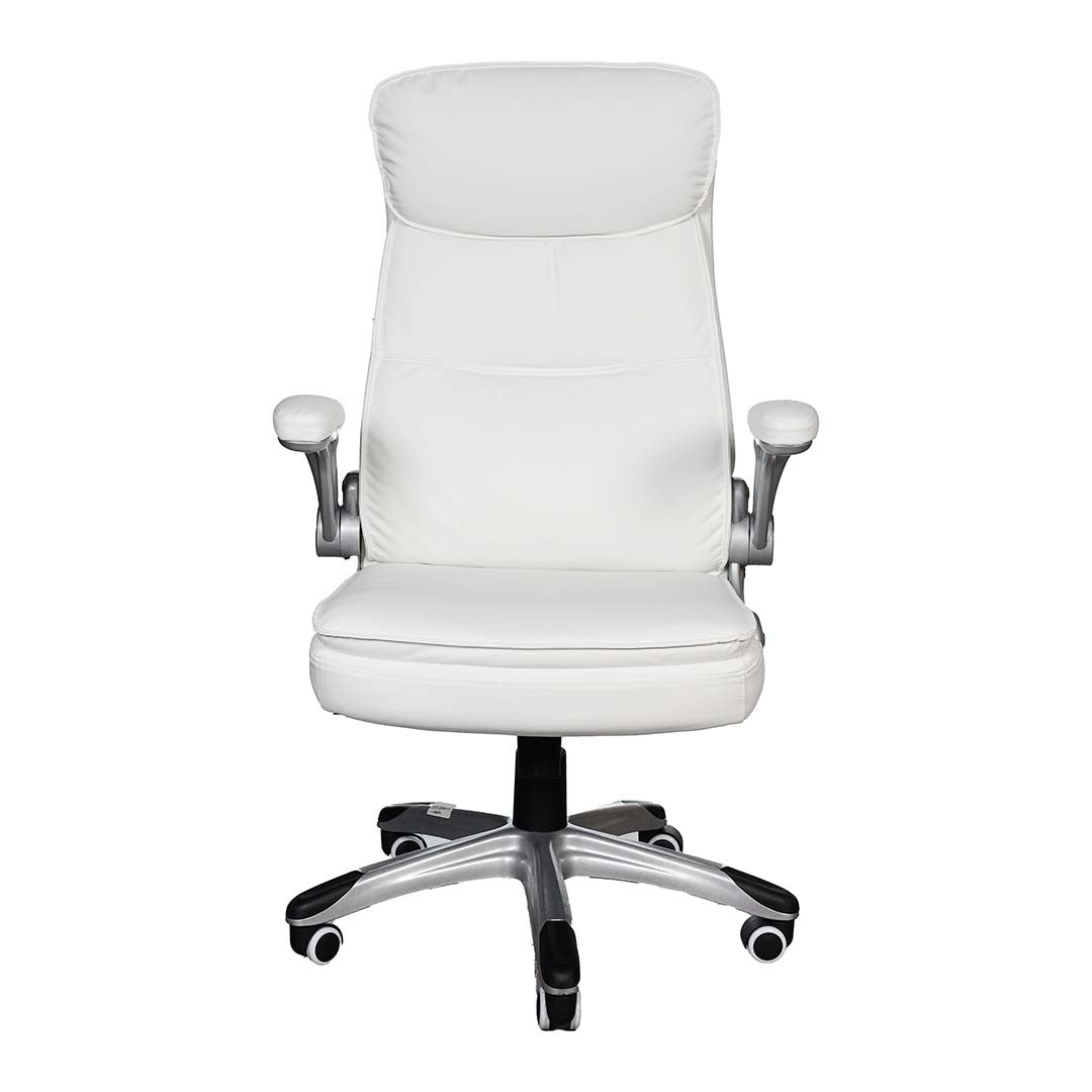 PU leather High Back Office Chair With Height Adjustable-GCC Home Center