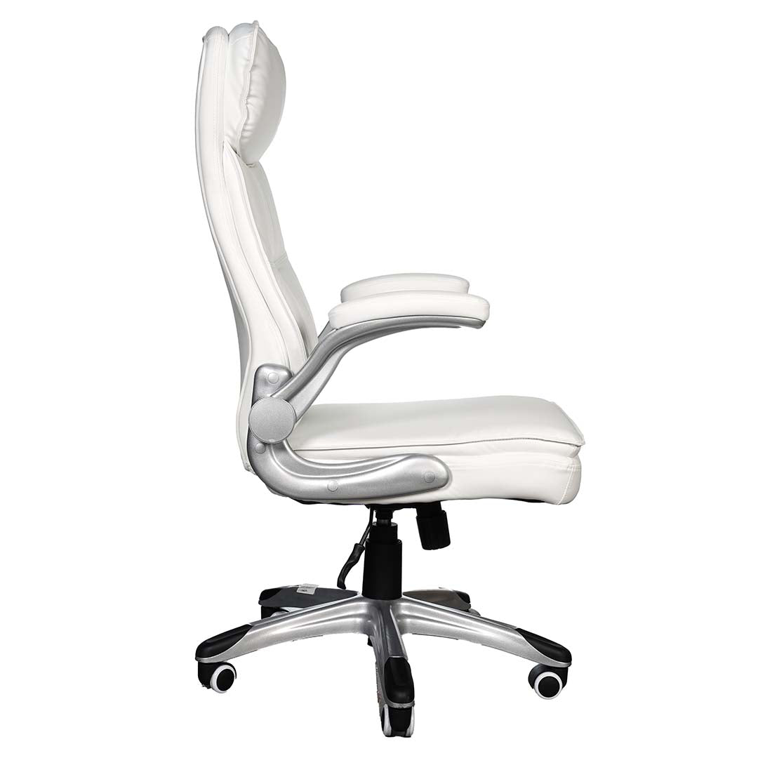 PU leather High Back Office Chair With Height Adjustable-GCC Home Center