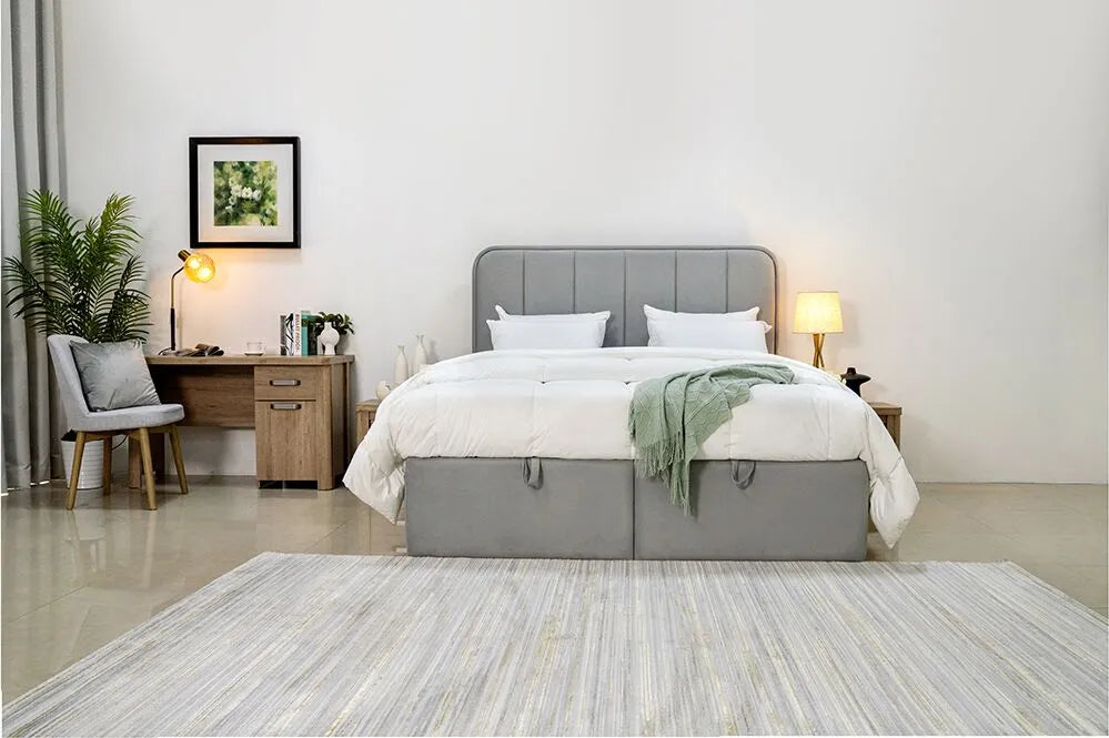 Hydraulic Lift-Up Storage Bed
