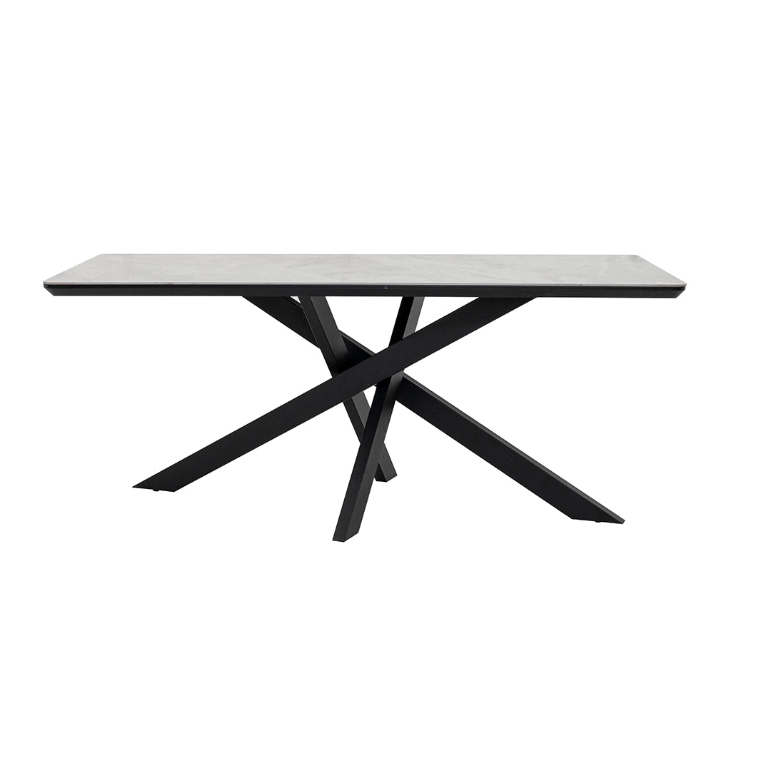 Modern Florence 6-Seater Dining Set - Grey