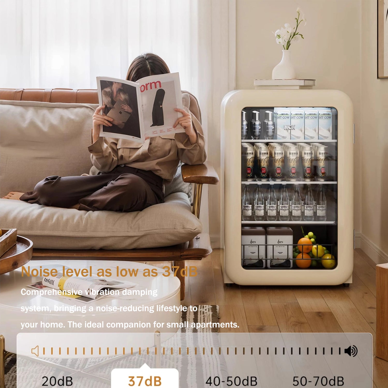 Ice Bar Household Living Room Refrigerator Office Small Ice Bar Tea Refrigerator