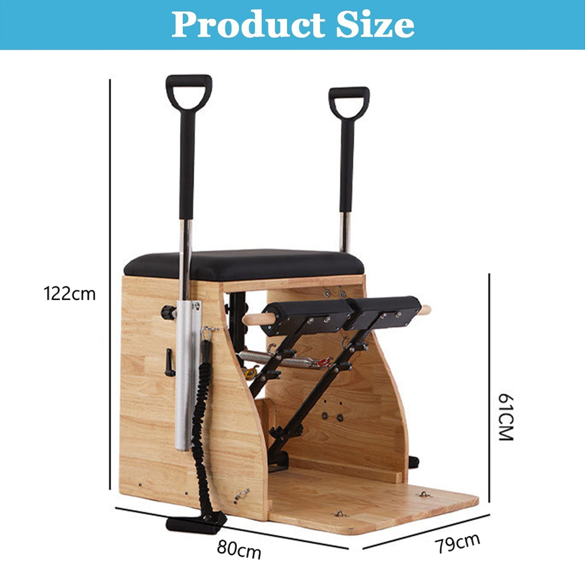 Pilates Chair Pilates Reformer Machine for Home Stability Pilates Pro Chair Equipment Yoga Pilates Fitness Trainer Wunda Chair