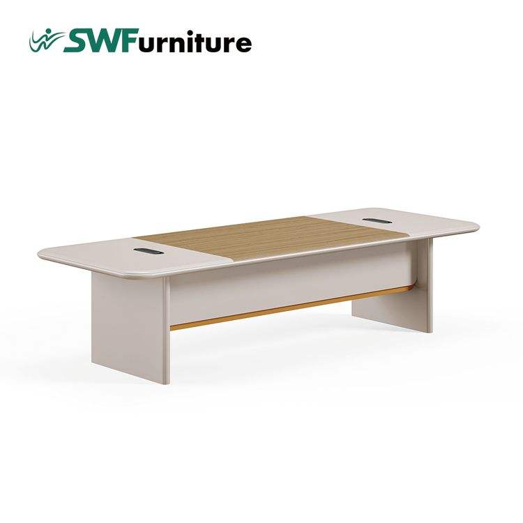 Meeting Table Office Wooden Modern Conference Luxury Large Executive Boardroom Table Environmentally-Friendly Materials 320*120cm