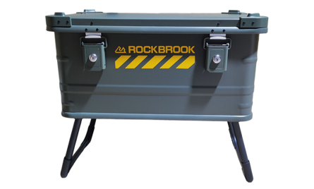 50L for Rockbrook High Quality Portable Metal Kitchen Container Weatherproof Outdoor Aluminum Camping Storage Box