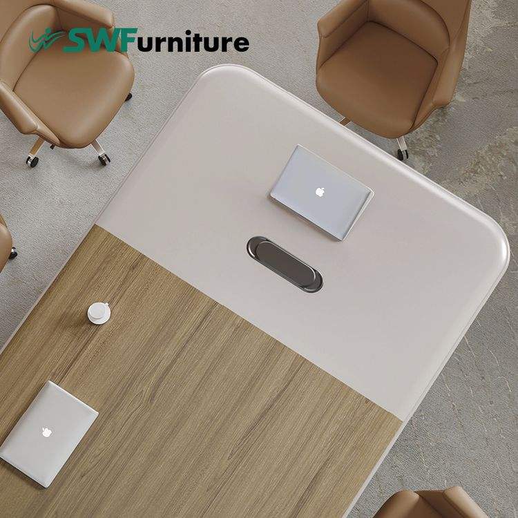 Meeting Table Office Wooden Modern Conference Luxury Large Executive Boardroom Table Environmentally-Friendly Materials 320*120cm