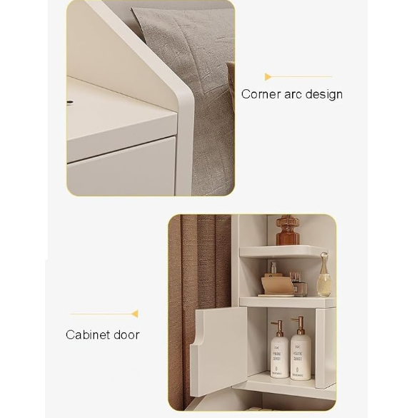 Makeup Vanity Table Dressing Table Flip Mirror With Drawers-GCC Home Center