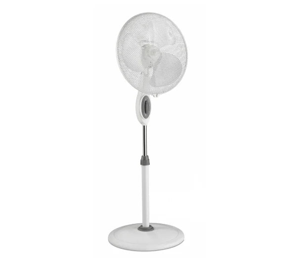 White Matt Pedestal Fan, Height Adjustable Up To 1315 mm