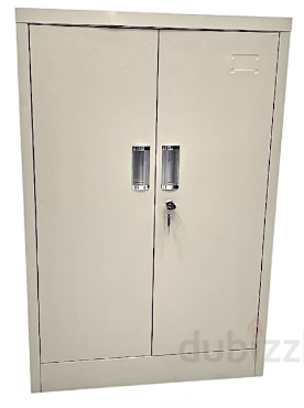 Metal Storage Cabinet – Steel Cabinet with Doors, 60×40×90 cm