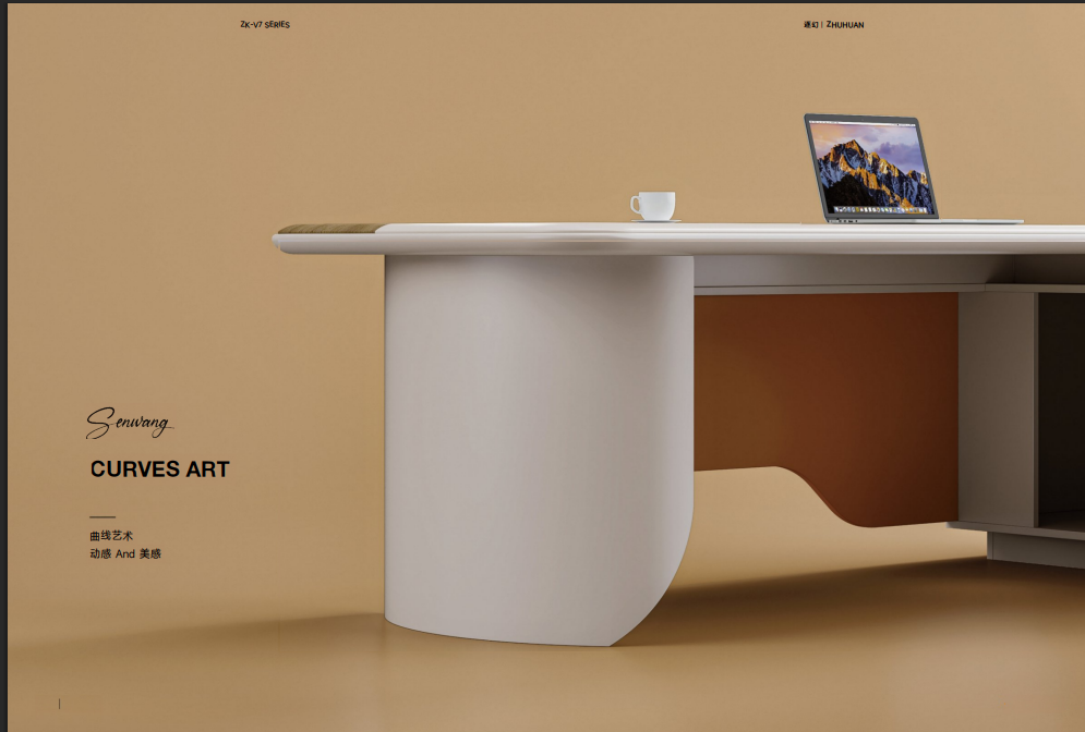 Meeting Table Office Wooden Modern Conference Luxury Large Executive Boardroom Table Environmentally-Friendly Materials 320*120cm