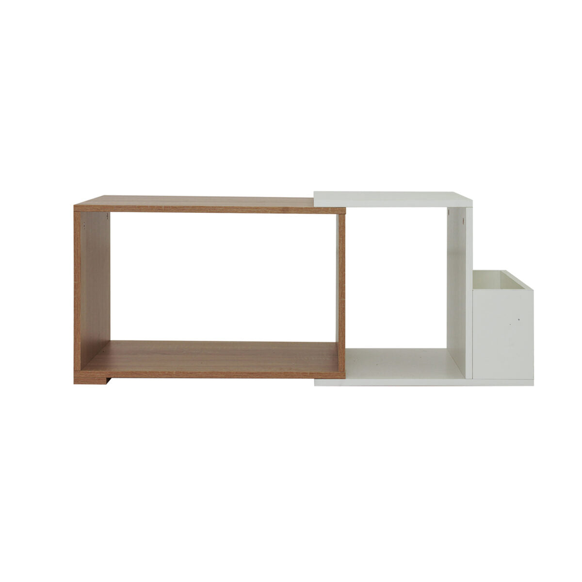 Modern Oak & White Coffee Table