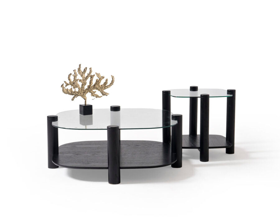 Black Coffee Table Set