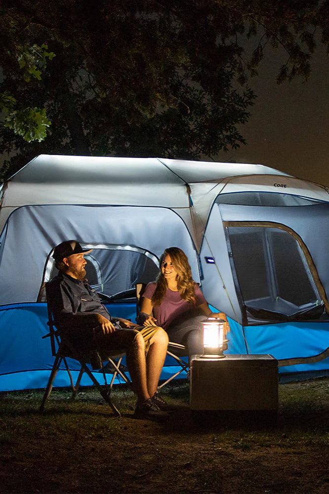 Core 9 Person Lighted Instant Cabin Tent – 14' x 9'