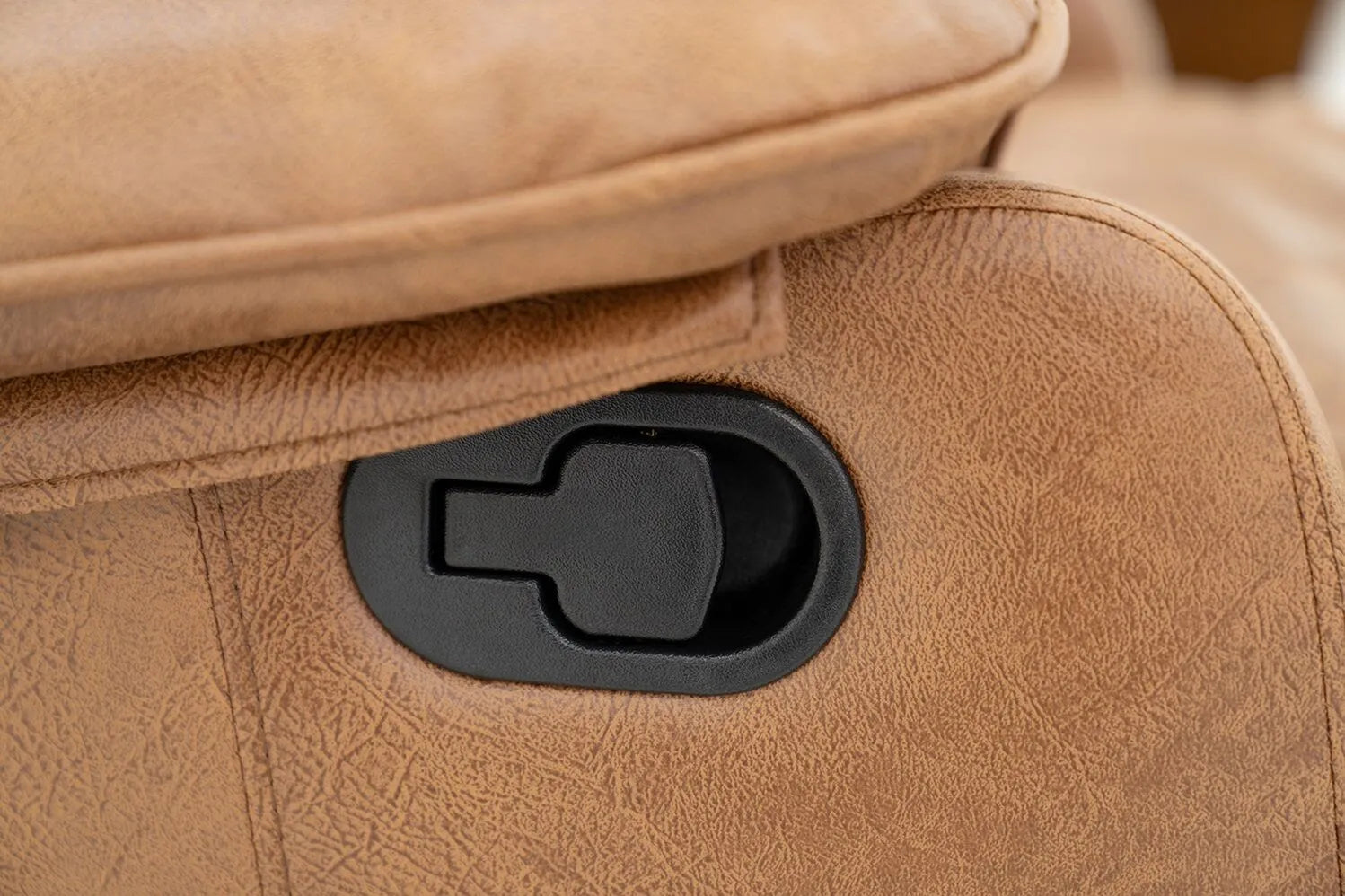 Recliner Sofa – Single Seater Fabric Recliner with Metal & Wood Frame | Soft Cushion Seating