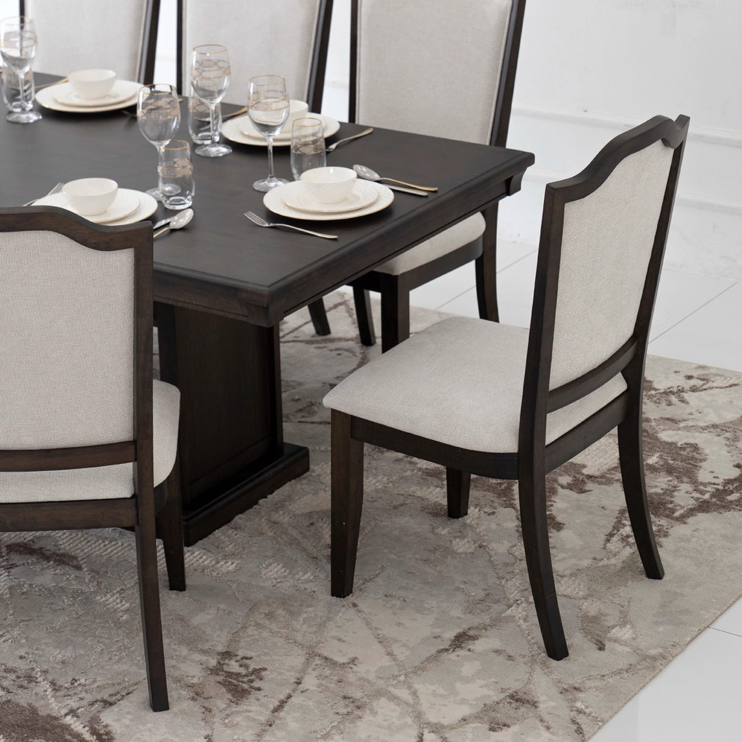 Homestead Style 8-Seater Dining Set – Coffee