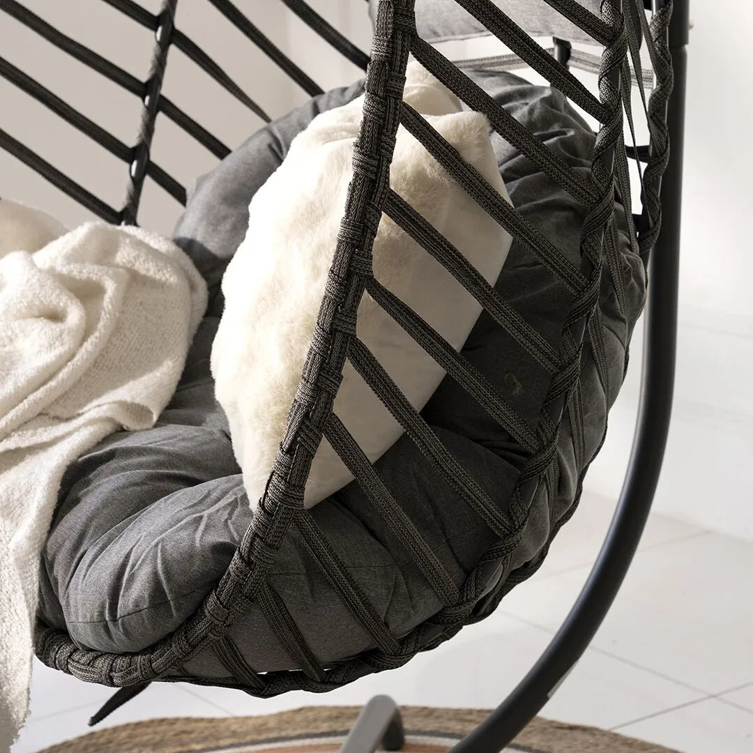 Modern Swing Chair For Outdoor And Indoor – Grey