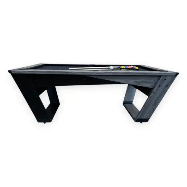 7FT Black Pool Table NEPTUNE with Accessories – Modern Design