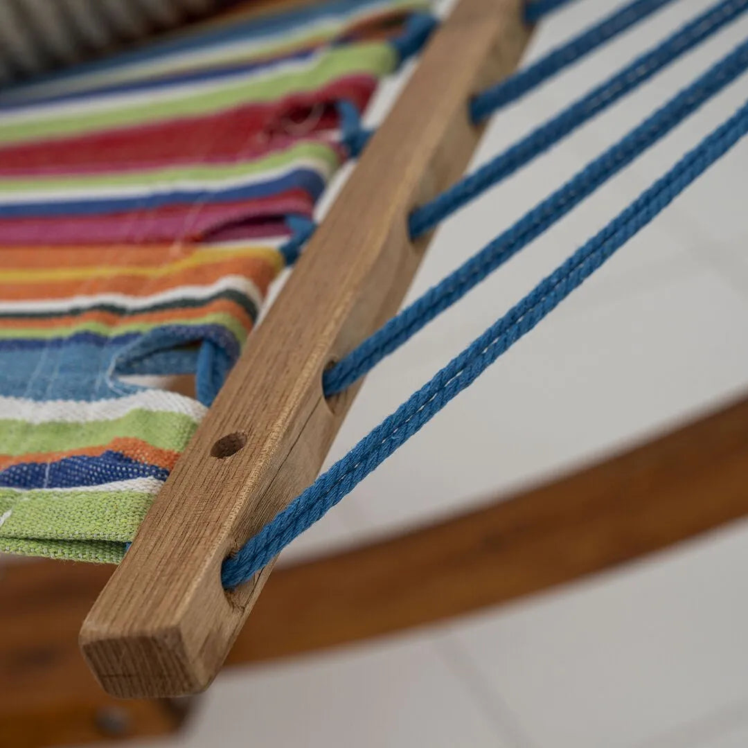 Solid Wood Hanging Hammock For Outdoor Lounging