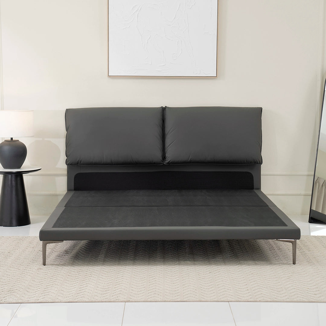 Modern King Size Bed with Mattress – 180×200 cm