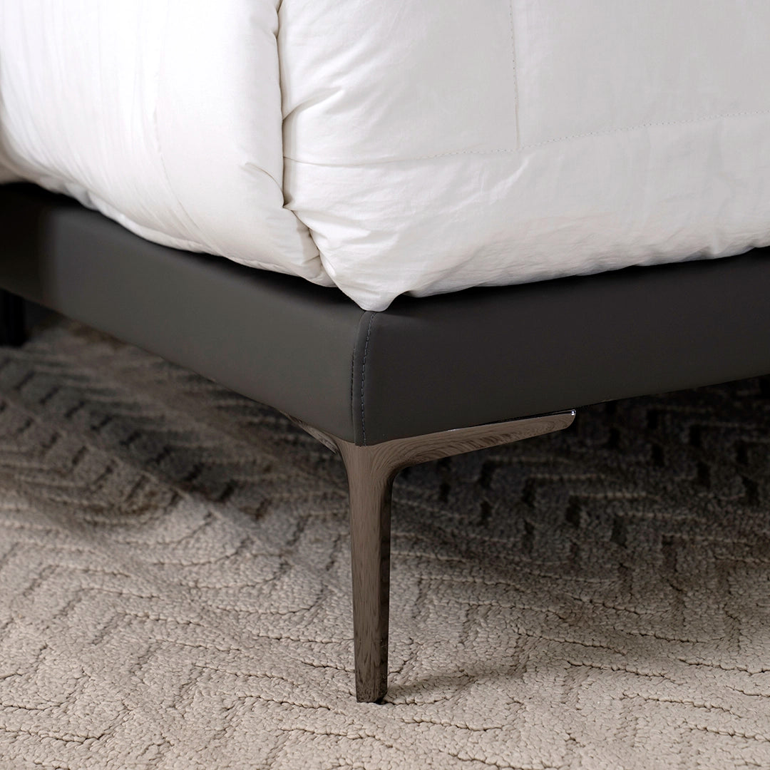 Modern King Size Bed with Mattress – 180×200 cm