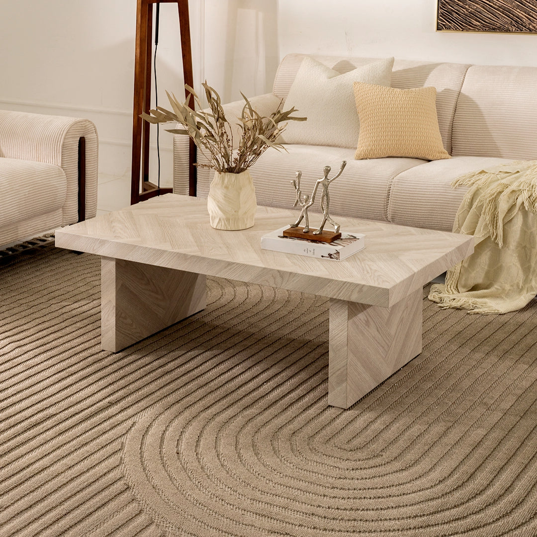 Modern Light Grey Coffee Table