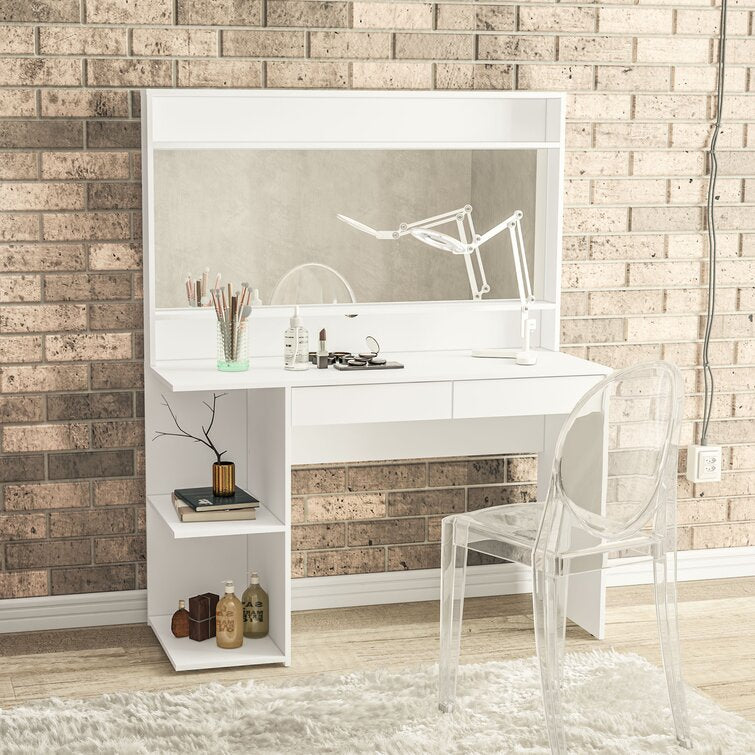 Vanity Dressing Table with a Mirror-GCC Home Center